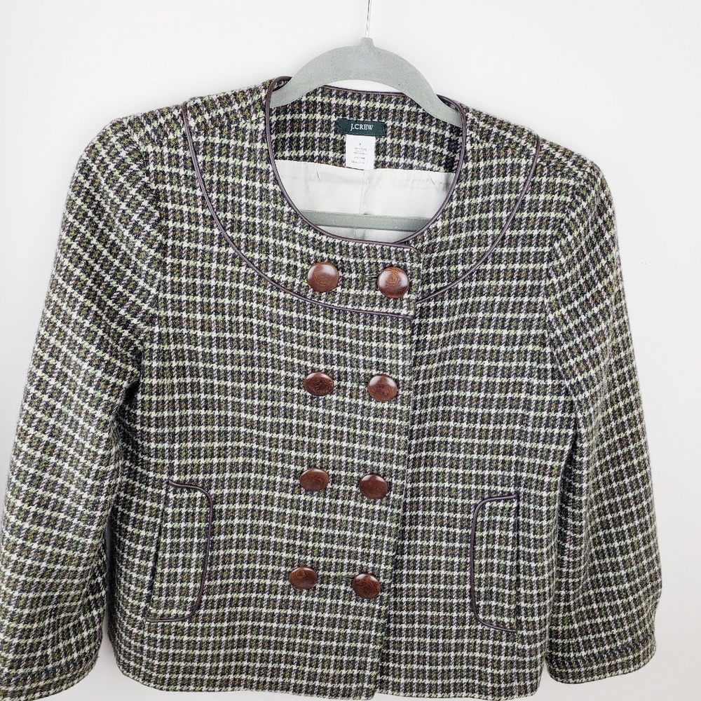 JCrew cropped wool jacket